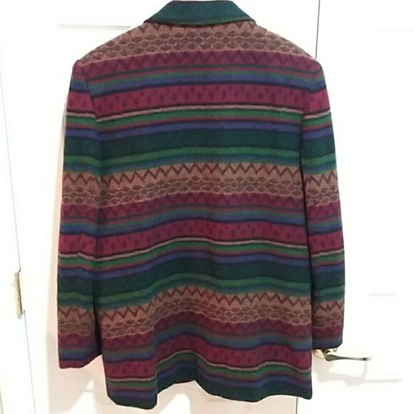 Casablanca Vintage Aztec Patterned Blazer Sz 10 - Picture 2 of 4
